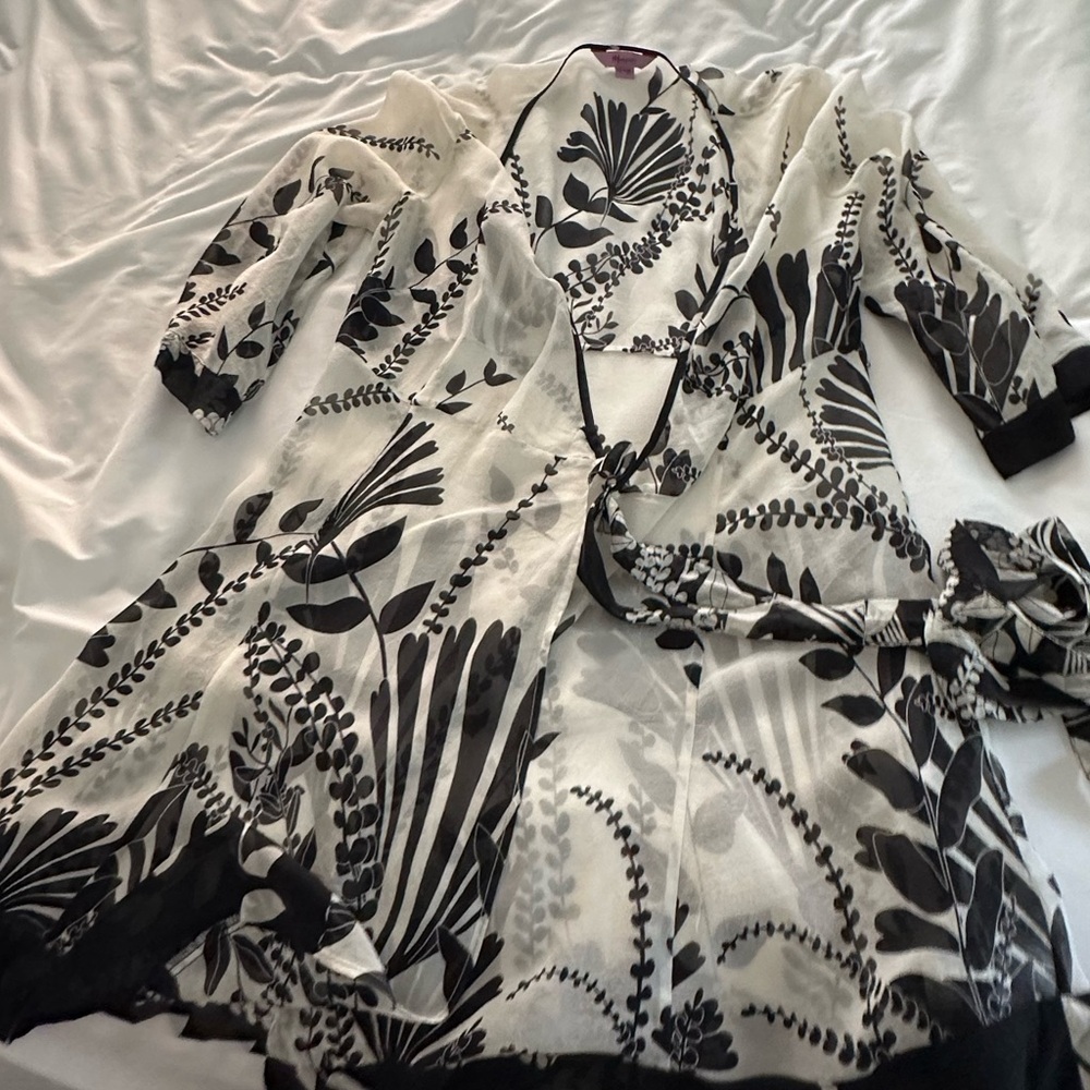 Sheer cover up wrap style